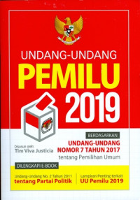 Undang- undang Pemilu 2019