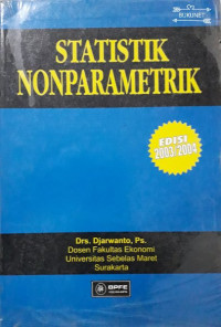 Image of Statistik NonParametrik Edisi 3