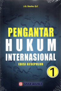 Pengantar Hukum Internasional I [New Cover]