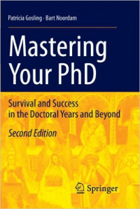 Image of Mastering Your PhD