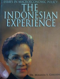 Essays in Macroeconomic Policy: The Indonesian Experience