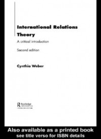 International Relations rnTheory rnA critical introduction