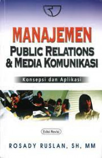 Manajemen public relations & media komunikasi