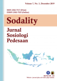 Sodality Jurnal Sosiologi Pedesaan