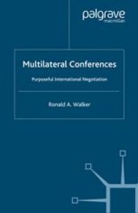 Image of Multilateral Conferences Purposeful International Negotiation